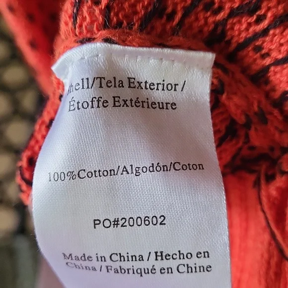 NWT 🐈‍⬛ Witchy cat fair isle cardigan - halloween orange - Picture 9 of 12